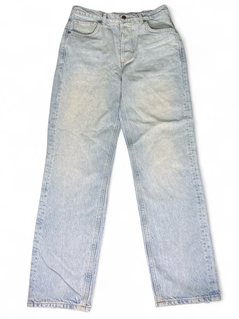 We The Free Free People Light Wash Straight Leg Jeans Size 26 High Rise Soft